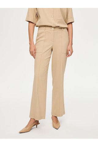 Cep Detaylı Wide Leg Fit Viskon Pantolon S26pnt027 Us26pnt02734 Bej