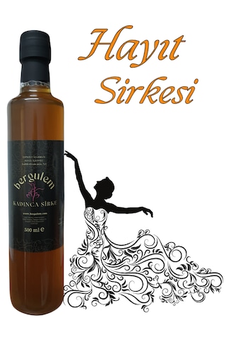 Bergulem Doğal Kadınca Hayıt Sirkesi 500 ML