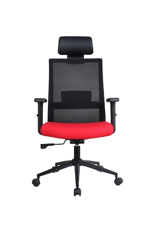 Vera Flex Multi Fonksiyon Çalışma Koltuğu - Siyah/kırmızı 63x117-127x67 Cm