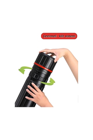 Tebag 7 Cm Proje Tüpü Siyah