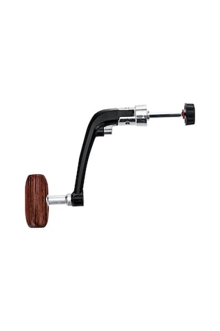 Maiyame Metal Gölmeş Spinning Makinesi Kollu, Ahşap Tutamaklı Katlanabilir, Vida Kapaklı, 5000-6000 Boyut Uyumlu, Dayanıklı, Kayıp/hasarlı Kollerin Yerine Geçebilir