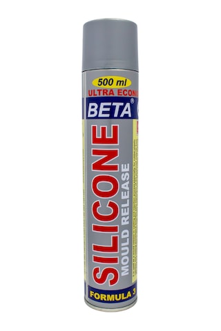 Beta Formula-3 Yağlayıcı Etkili Şeffaf 500ml Kalıp Ayırıcı Silikon Spre 1