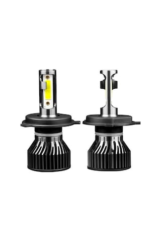 Xenon H4 Led Araba Far Ampül Xenon Led Uzun Kısa Şimşek Etkili Pro Seri Slim Kasa