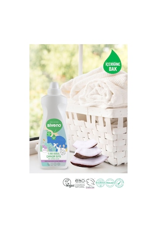 Siveno %100 Doğal Çamaşır Suyu Bitkisel Lavanta Çay Ağacı Tüm Yüzey ve Kumaşlarda 700 ML