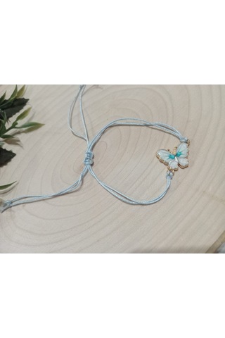 Modern Beyaz Kelebek Bileklik Beyaz