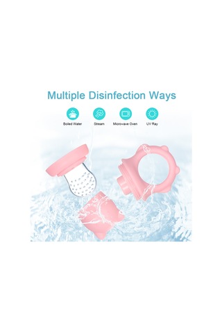 Xindoker Bebekler İçin 3 Boyutlu Silikon Emzik Ve Yemek Besleyici Seti - Sağlıklı, Temizlenmesi Kolay, Bpa Ve Lateksiz