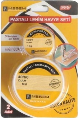 Lehim Havye Seti 4140 10 Gr Pasta 50 Gr Tel 40/60 Dıam -850