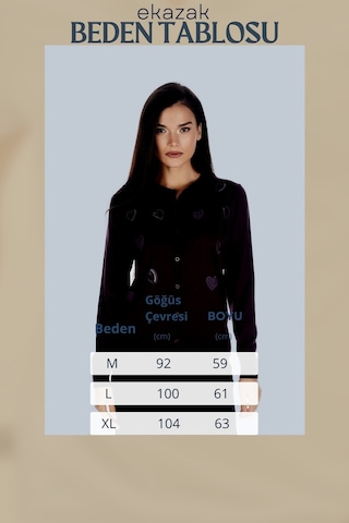 Solo " Kalbin Işıltısı " Triko Örme Hırka 001