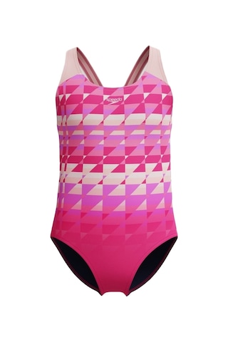 Speedo Speedo Prnt Splashback Jf Pink Kız Çocuk Pembe Mayo Ma