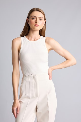 Defacto Slim Fit Halter Yaka Fitilli Kaşkorse Atlet F3933ax26auer105 Ekru-er105