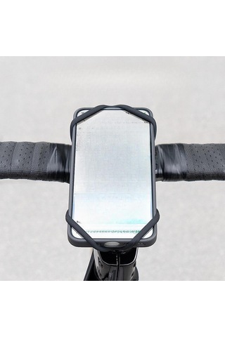 Suntek Bisiklet Için Cep Telefonu Tutucu Gidonu Silikon Bağlama