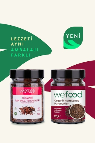 Wefood Organik Ham Kakao Parçacıkları 150 G(kakao Nibs)