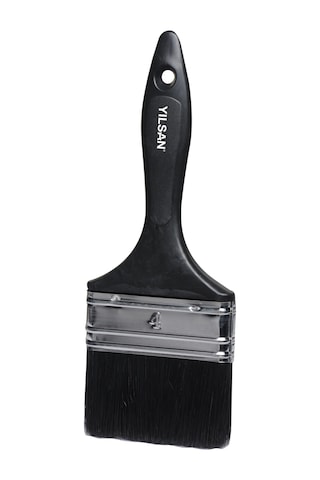Yılsan Yağlı Boya Metal Boya Siyah Plastik Sap Fırça No:4