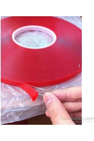 Çift Taraflı Bant 10 Mm x 5 Metre Güçlü Montaj Bandı