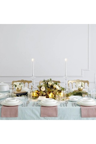 Sufi 12 Kişilik Yemek Takımı 55 Parça Altın