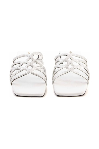 Kemal Tanca Deri Kadın Terlik 9000-Gri