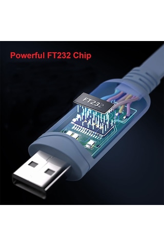 Usb Rj45 Cisco Kablo Ft232rl Chipsetli Cisco Uyumlu Usb Rj45 Kablo