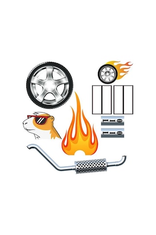 Ferplast Dragster Hamster Kafesi Yarış Arabası Temalı