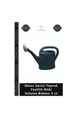 Delux Serisi Toprak Yeşillik Bitki Sulama Bidonu 5 Lt