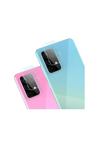 Ecrmobıle Samsung Uyumlu A52S Nano Cam Kamera Lens Koruyucu 2 Adet
