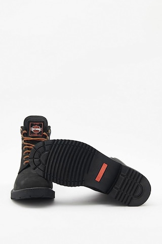 Harley Davidson 556 Mid Nubuk Erkek Bot 025m100225 Siyah