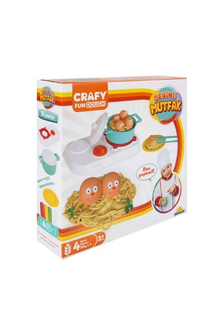 Crafy Sevimli Mutfak 200 Gr. 10 Parça Çok Renkli