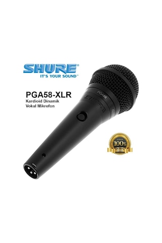 Shure Pga58 Kardioid Dinamik Vokal Mikrofon
