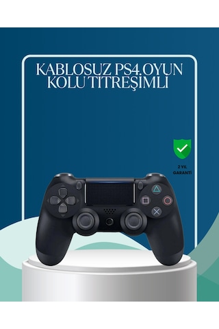 Kablosuz Ps4 Oyun Kolu Çift Motor Titreşimli Uzun Bataryalı Diğer