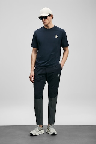 Lufian Mario Modern Grafik Erkek T-shirt 111020283 Lacivert