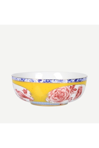 Sarı Porselen Servis Kasesi 17 Cm