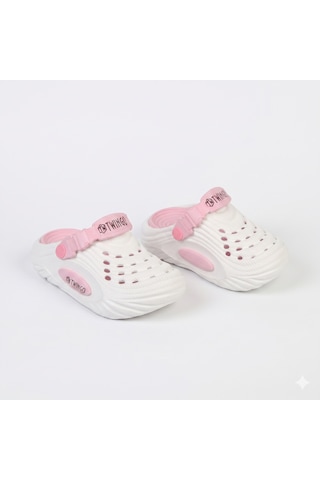 Pico Kids Twng Eva Plaj Havuz Okul Kreş Kız Çocuk Sandalet Terlik Beyaz-pembe