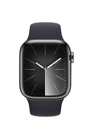 Apple Watch Series 9 GPS + Cellular 41 MM Çelik Kasa Spor Kordon S/M Akıllı Saat (Apple Türkiye Garantili)