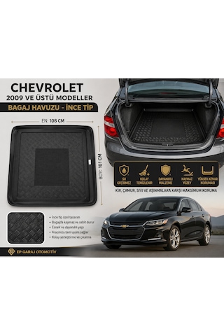 Chevrolet Cruze 2009 Ve Üstü Bagaj Havuzu İnce Tip Özel Tasarım