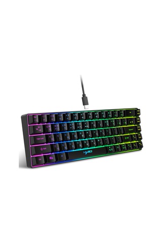 Maiyame Taşınabilir 68 Tuşlu Rgb Oyun Klavyesi, Ergonomik Tasarım, Siyah/beyaz Seçenekli, Usb Bağlantılı