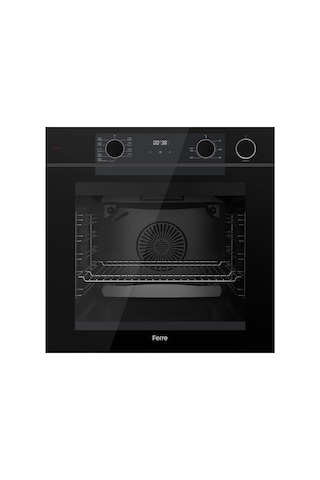 Ferre Steamart Fryart Silentart Serisi QEP64CS - SC405-WFA - D063-SA Siyah Ankastre Set