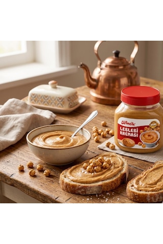 Katkısız Doğal Leblebi Kreması 650 Gr Geleneksel Ve Besleyici Ezme