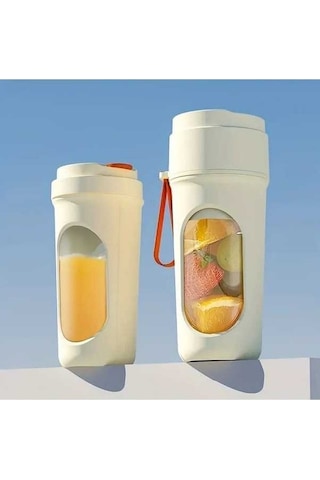 Fastbuy Yeşil Kablosuz Taşınabilir Elektrikli Meyve Sıkacağı Blender 12 Bıçaklı Güçlü Mikser Yeşil