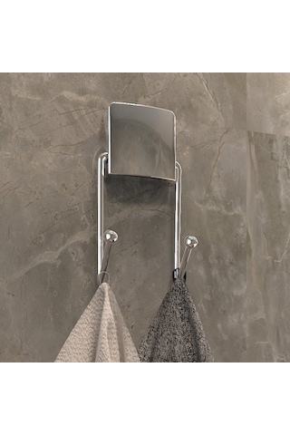 Decorev Dc-542 Dekoratif Banyo Mutfak İkili Havlu Askısı Çok Renkli