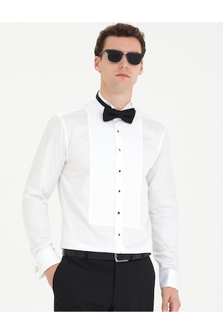 Pierre Cardin Erkek Beyaz Gömlek Smokin 50268197-vr013 Beyaz