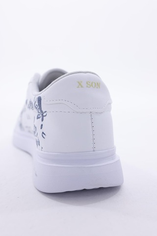 3d Dijital Baskı Kadın Alex Mcqueen Beyaz - Bloom Desenli Sneaker Beyaz-bloom