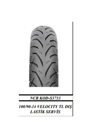 Dış 100 90 14 Velocity Servis Tubeless Dış 100 90 14 Velocity Servis Tubeless