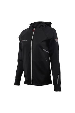 Cresta Outdoor Reflektör Baskılı Kapüşonlu Kadın Hafif Ceket