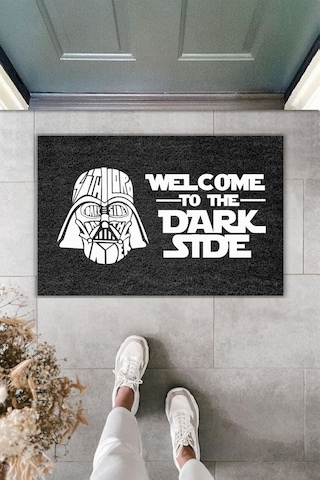 Dormot 1dekoratif Dijital Baskı - Füme Star Wars Paspas - Iç Ve Dış Mekan Paspas Siyah