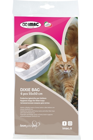 Semeglbl Imac Dıxıe Bag 6x10 Pcs Kedi Tuvaleti Torbası