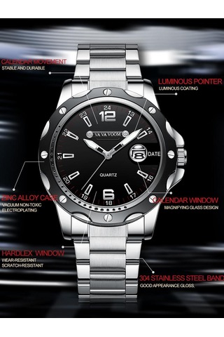 Beyaz Va Va Voom Kuvars İzle Moda Tarihi Kuvars Erkek Saatler Top Marka Lüks Erkek Saat Chronograph Spor Erkek Bilek İzle Hodinky Relogio Masculino Beyaz