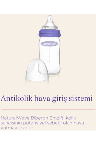 Lansinoh Natural Wave Cam Biberon 160 ML