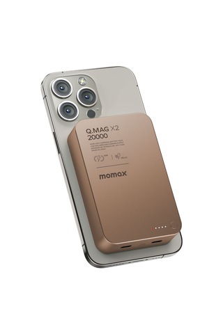 Momax IP133L2 Q.Mag X2 35W 20000 mAh Magsafe Powerbank Desert Titanium