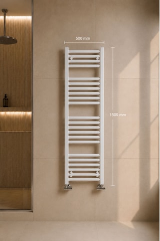 500X1500 Beyaz Havlupan 21 Borulu Banyo Havlupanı