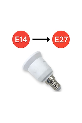 E14 'den E27 'e Dönüştürücü Duy - Pratik Ve Güvenli Çözüm E27 To E14 Duy Dönüştürücü