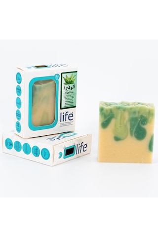 Olife Soap Doğal El Yapımı Aloe Vera Kokulu Sabunu 3 x 100 G